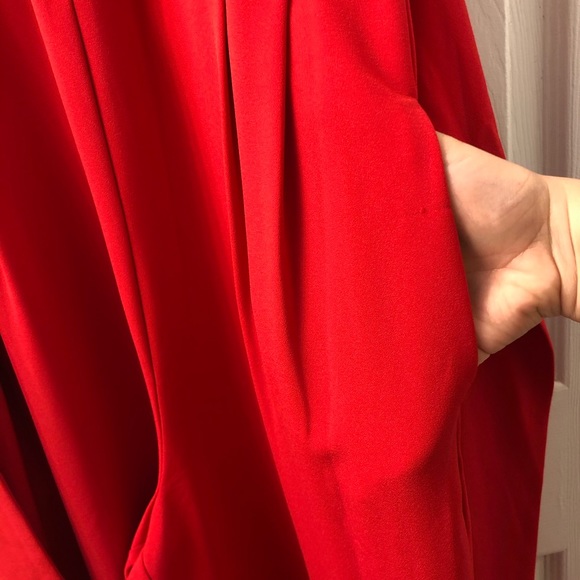 NWOT Zara Jumpsuit in Red - Picture 7 of 9